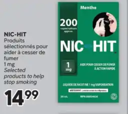 Brunet NIC-HIT Produits sélectionnés pour aider à cesser de fumer 1 mg offer