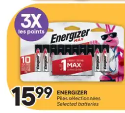 Brunet ENERGIZER Piles sélectionnées offer