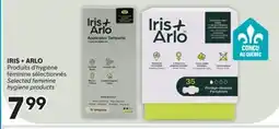 Brunet IRIS + ARLO Produits d'hygiène féminine sélectionnés offer