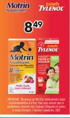 Brunet MOTRIN, TYLENOL Produits sélectionnés offer