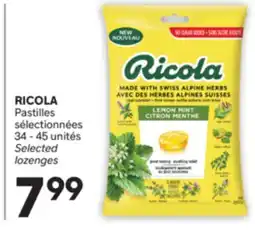Brunet RICOLA Pastilles sélectionnées offer