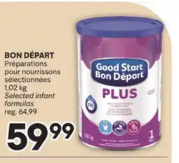Brunet BON DÉPART Préparations pour nourrissons sélectionnées offer