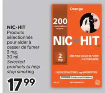 Brunet NIC-HIT Produits sélectionnés pour aider à cesser de fumer offer