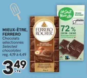 Brunet MIEUX-ÊTRE, FERRERO Chocolats sélectionnés offer