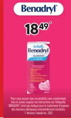 Brunet BENADRYL offer