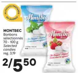Brunet MONTBEC Bonbons sélectionnés offer