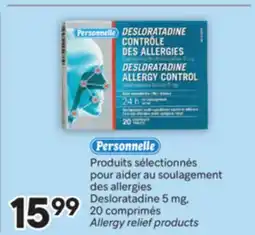 Brunet PERSONNELLE Produits sélectionnés pour aider au soulagement des allergies Desloratadine 5 mg offer