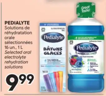 Brunet PEDIALYTE Solutions de réhydratation orale sélectionnées offer
