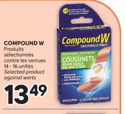 Brunet COMPOUND W Produits sélectionnés contre les verrues offer