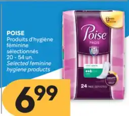 Brunet POISE Produits d'hygiène féminine sélectionnés offer