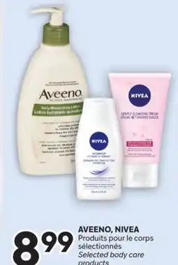 Brunet AVEENO, NIVEA Produits pour le corps sélectionnés offer