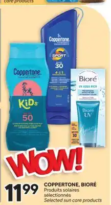 Brunet COPPERTONE BIORÉ Produits solaires sélectionnés offer
