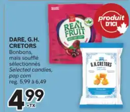 Brunet DARE, G. H. CRETORS Bonbons, maïs soufflé sélectionnés offer