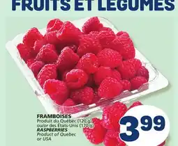 Marché Bonichoix RASPBERRIES offer