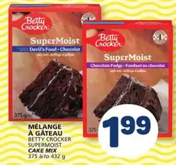 Marché Bonichoix BETTY CROCKER SUPERMOIST CAKE MIX offer