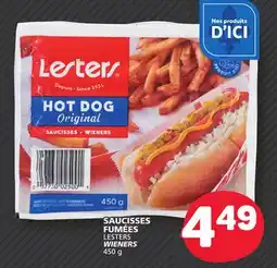 Marché Bonichoix LESTERS WIENERS offer