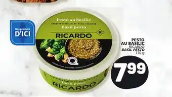Marché Bonichoix RICARDO PESTO BASIL PESTO offer