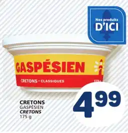 Marché Bonichoix Gaspesien CRETONS offer