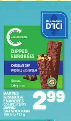 Marché Bonichoix COMPLIMENTS DIPPED GRANOLA BARS offer