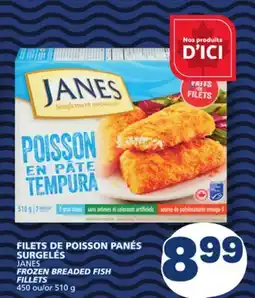 Marché Bonichoix JANES FROZEN BREADED FISH FILLETS offer