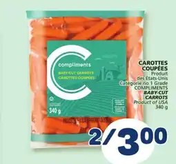 Marché Bonichoix COMPLIMENTS BABY-CUT BABY-CUT CARROTS offer