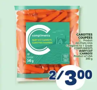 Marché Bonichoix COMPLIMENTS BABY-CUT BABY-CUT CARROTS offer