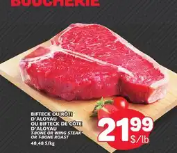 Marché Bonichoix T-BONE OR WING STEAK OR T-BONE ROAST offer