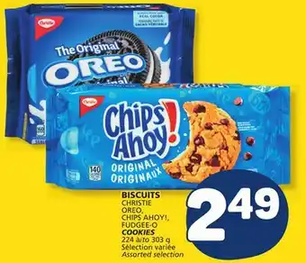 Marché Bonichoix CHRISTIE OREO, CHIPS AHOY!, CHIPS AHOY!, FUDGEE-O COOKIES offer