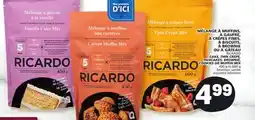 Marché Bonichoix RICARDO CAKE, THIN CREPE, PANCAKES, BROWNIE, COOKIES OR MUFFIN MIX offer