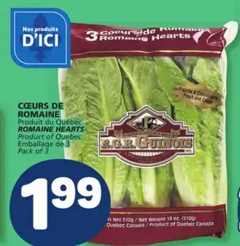 Marché Bonichoix CŒURS DE ROMAINE offer