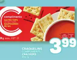 Marché Bonichoix COMPLIMENTS CRACKERS offer