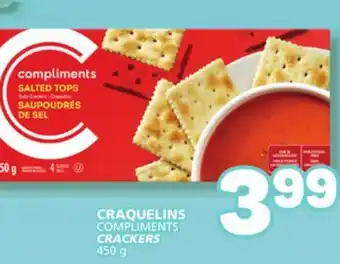 Marché Bonichoix COMPLIMENTS CRACKERS offer