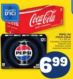 Marché Bonichoix PEPSI OR COCA-COLA offer