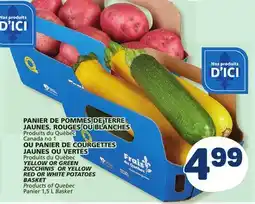 Marché Bonichoix YELLOW RED OR WHITE POTATOES offer