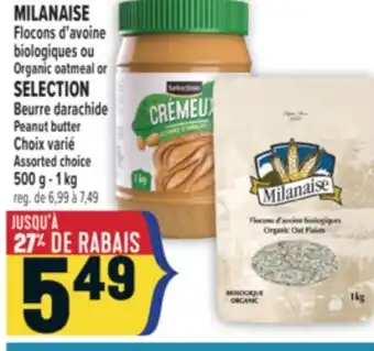 Marché Adonis MILANAISE FLOCONS D'AVOINE BIOLOGIQUES OU | ORGANIC OATMEAL offer