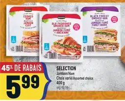 Marché Adonis SELECTION JAMBON | SELECTION HAM offer