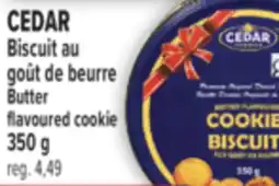 Marché Adonis CEDAR BISCUIT AU GOÛT DE BEURRE | CEDAR BUTTER FLAVOURED COOKIE offer
