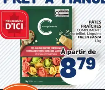 Marché Bonichoix COMPLIMENTS Tortellini Linguine Tortellini, Linguine FRESH PASTA offer