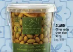 Marché Adonis AL'ARD OLIVES VERTES | AL'ARD GREEN OLIVES offer