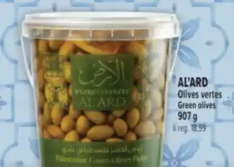 Marché Adonis AL'ARD OLIVES VERTES | AL'ARD GREEN OLIVES offer