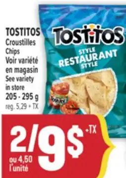 Marché Adonis TOSTITOS CROUSTILLES | TOSTITOS CHIPS offer