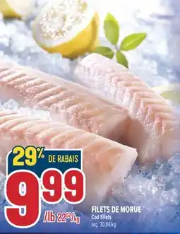 Marché Adonis FILETS DE MORUE | COD FILLETS offer