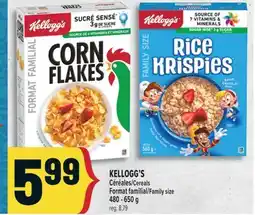 Marché Adonis KELLOGG'S CÉRÉALES | KELLOGG'S CEREALS offer