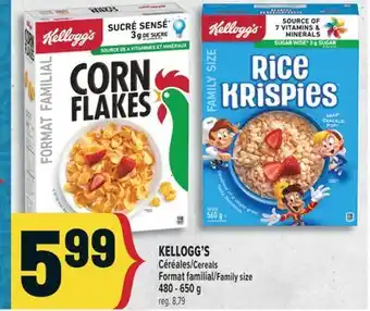 Marché Adonis KELLOGG'S CÉRÉALES | KELLOGG'S CEREALS offer