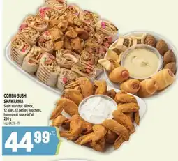 Marché Adonis COMBO SUSHI SHAWARMA | SUSHI MARKOUK offer