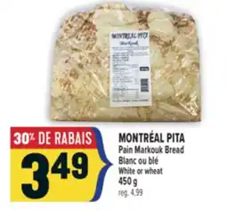 Marché Adonis MONTRÉAL PITA PAIN MARKOUK/BREAD offer