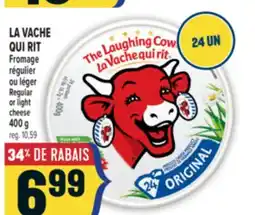 Marché Adonis LA VACHE QUI RIT FROMAGE RÉGULIER OU LÉGER | LA VACHE QUI RIT REGULAR OR LIGHT CHEESE offer