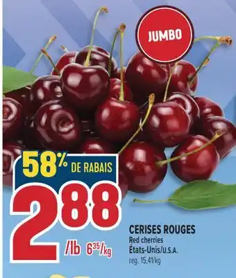 Marché Adonis CERISES ROUGES | RED CHERRIES offer