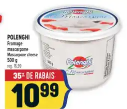 Marché Adonis POLENGHI FROMAGE MASCARPONE | POLENGHI MASCARPONE CHEESE offer