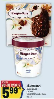 Marché Adonis HÄAGEN-DAZS CRÈME GLACÉE | HÄAGEN-DAZS ICE CREAM offer